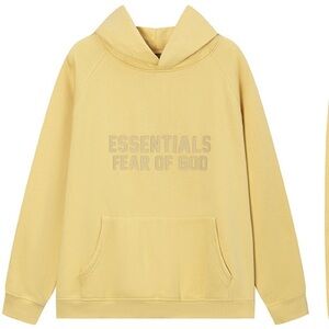 Fear of God Essentials ( Tuscan yellow ) Hoodie